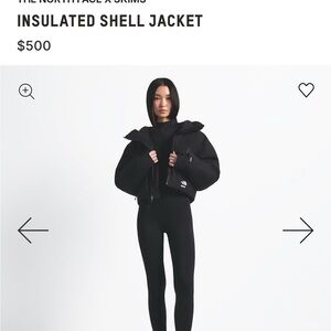 SKIMS x North Face Insulated Shell Jacket